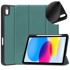 COREPARTS TPU futrola Caster s tri preklopa, za Apple iPad 10th Gen 10.9", tamno zelena
